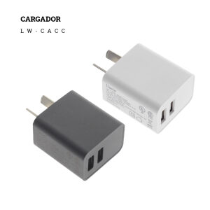 Adaptador Carga Rápida Doble Usb Con Certif. Electrónica
