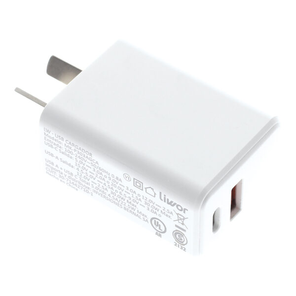 Adaptador Cargador Usb C iPhone Certifi. Electronica Liwor - Imagen 2