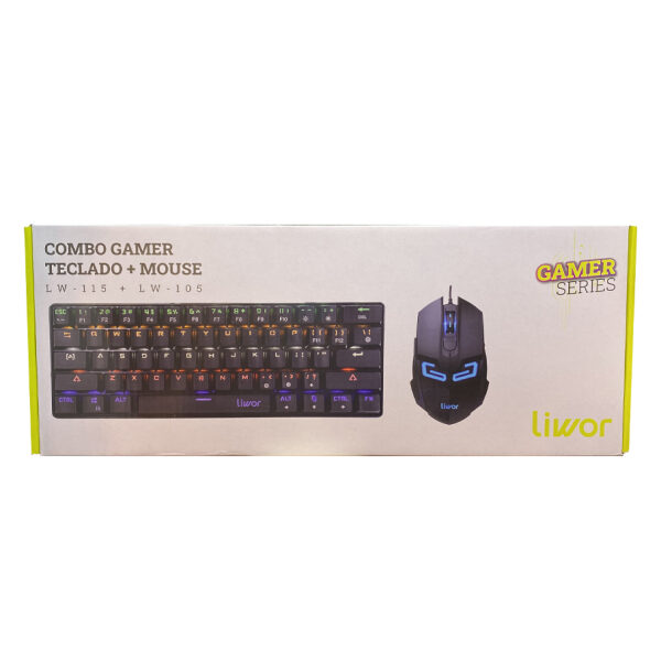 Combo GAMER | Teclado + Mouse LW 115 - 105 - Imagen 4