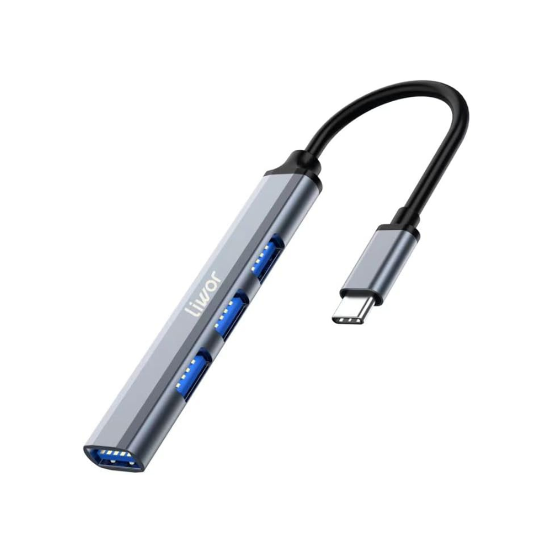 Adaptador Hubs 4 En 1 Tipo - Usb C
