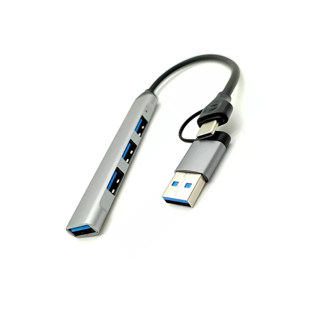 Adaptador Hubs 4 En 1 Usb C/usb