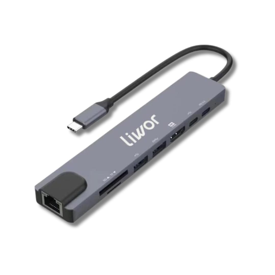 Adaptador Hubs 7 En 1 Usb C