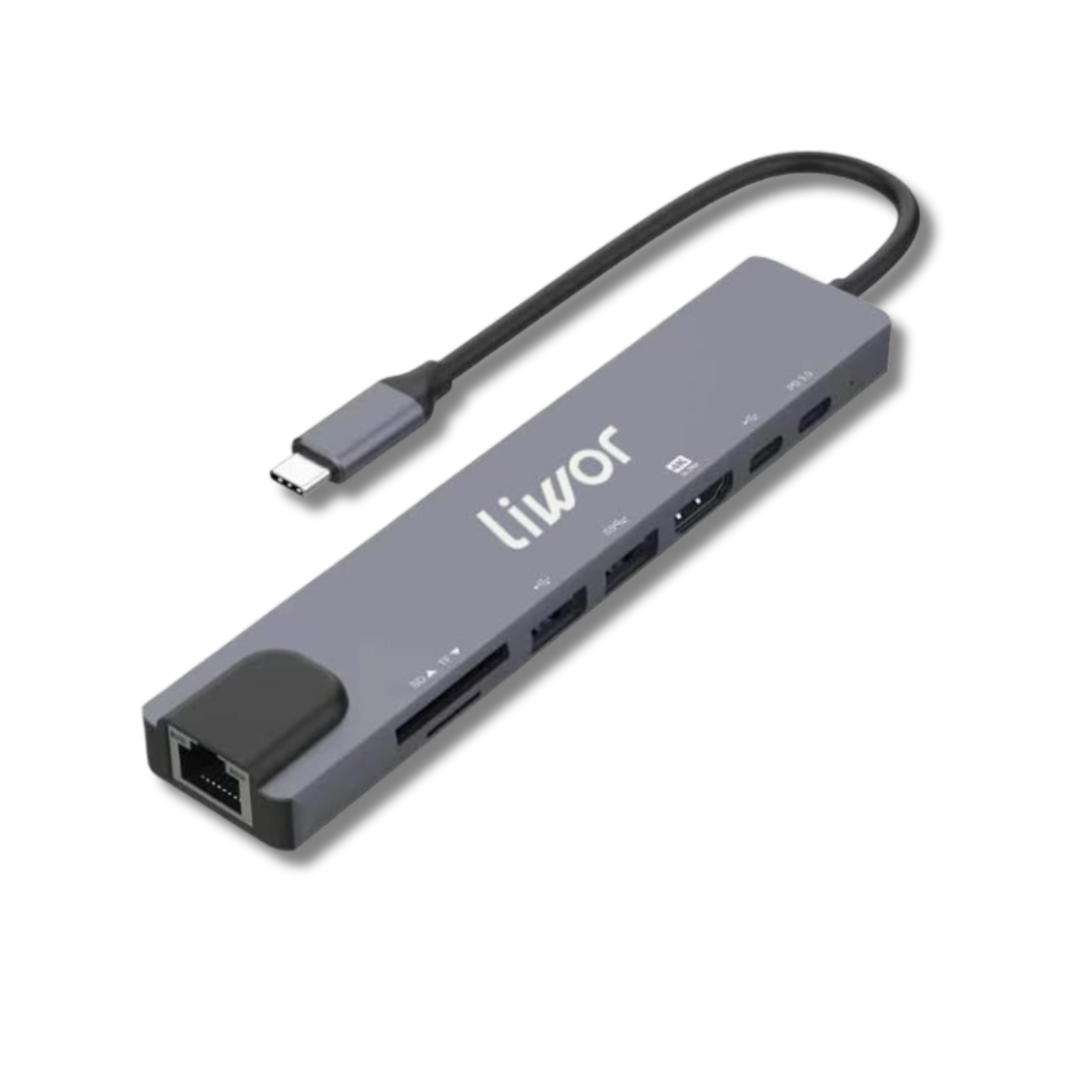 Adaptador Hubs 8 En 1 Usb C