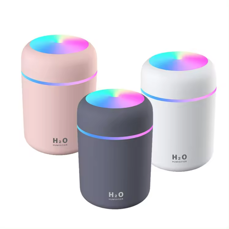 Humidificador Ultrasónico Difusor Aromatizador Luz Rgb H2o